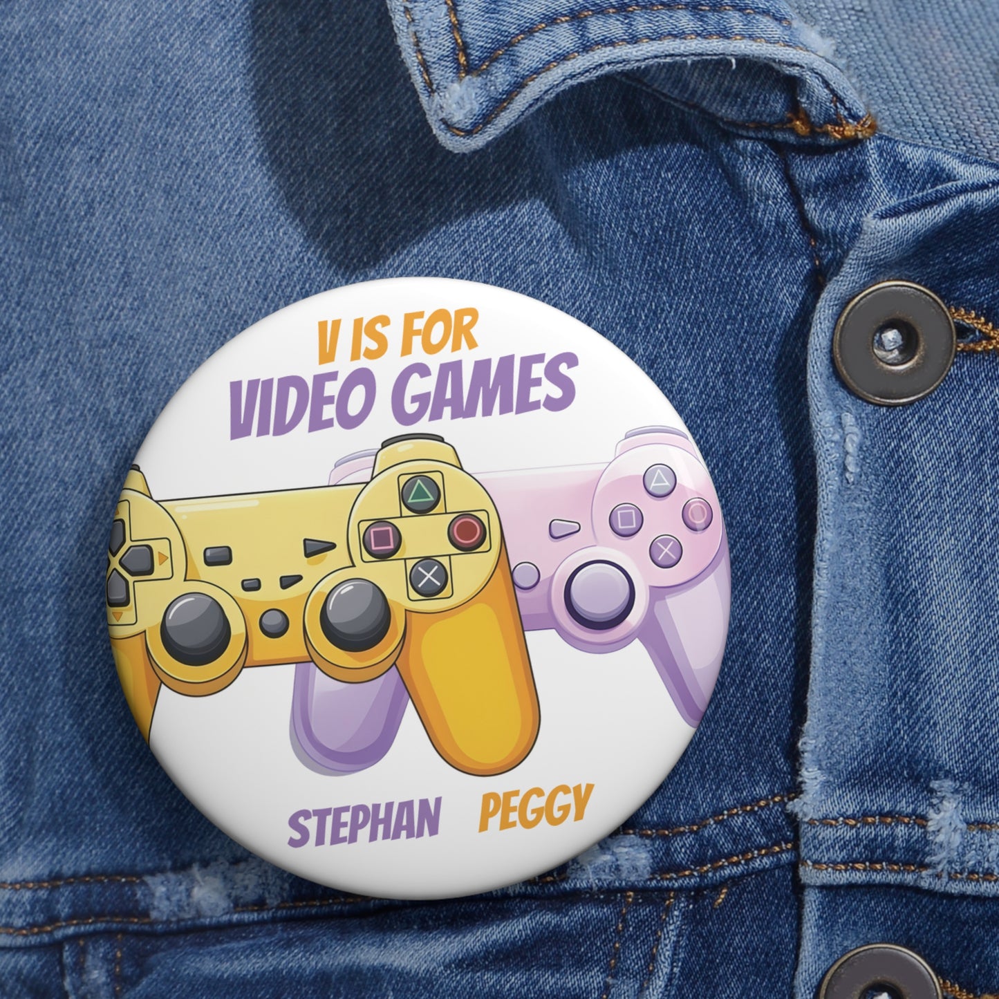 Video Game Pin Button Custom Controller