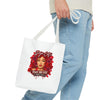 Rose Mosaic Portrait All-Over Print Tote Bag