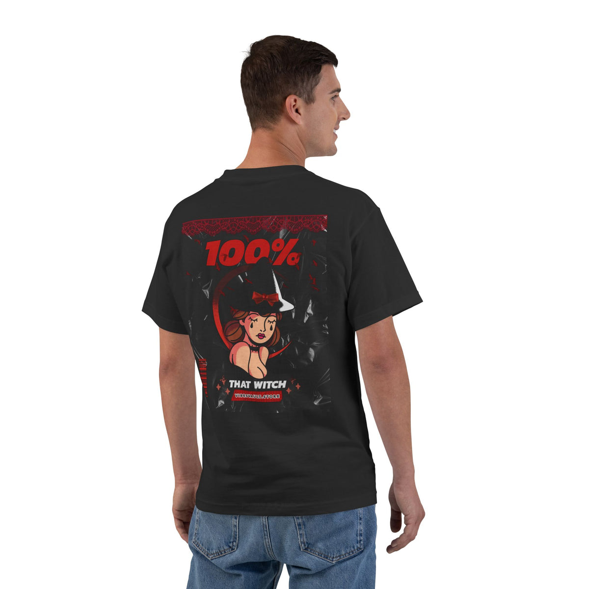 100% That Witch Shirt - T-shirt Top - Retro Graphic Tee - Fall Halloween 2026