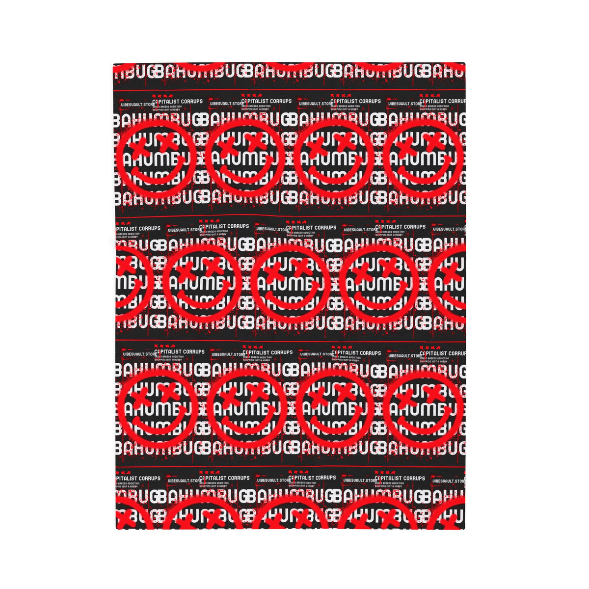 Bah Humbug Funny Meme Velveteen Plush Blanket