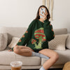 Mushroom Tree Crewneck Sweatshirt — Festive Toadstool Holiday Graphic