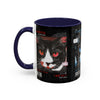 Halloween Cat Coffee Mug — Two-Tone Accent 11/15oz - Fall Halloween 2026
