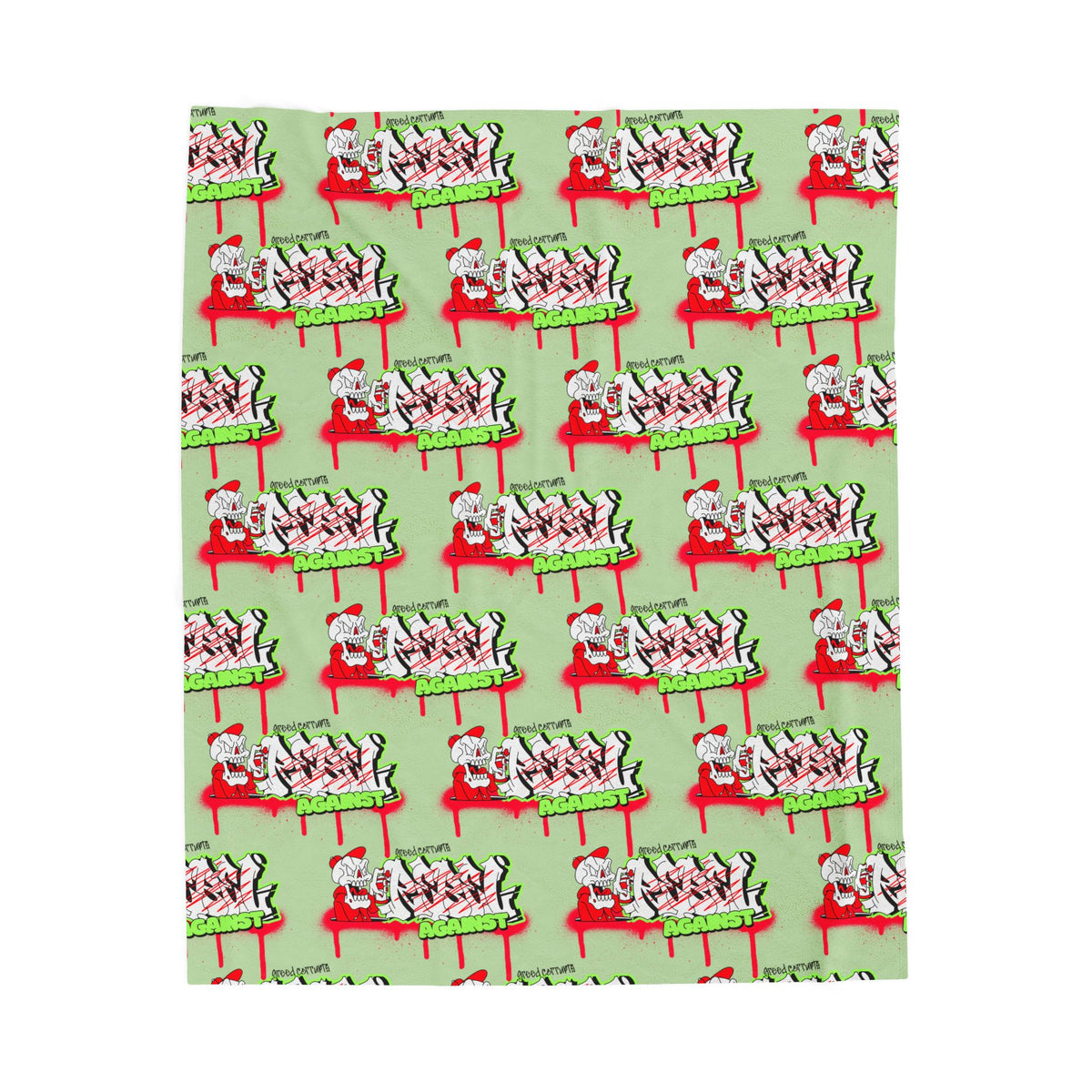Merry Christmas Festive Velveteen Plush Blanket