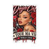 Red Roses Chrome Portrait Custom Shape Magnet