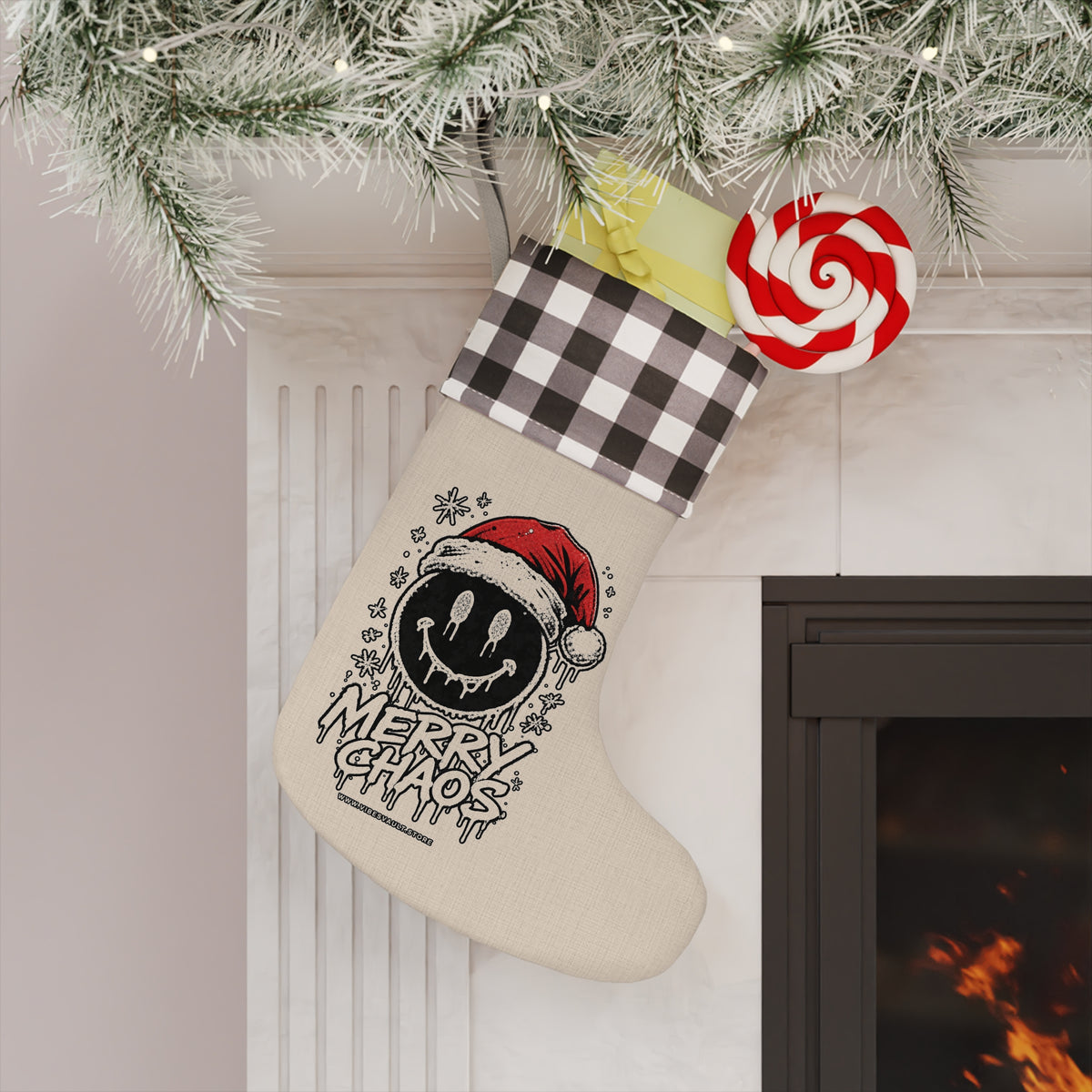 HOLIDAY Merry Chaos Christmas Stocking