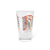 Christmas Skeleton Pint Glass — 'Dead Inside But It's Christmas' 16oz