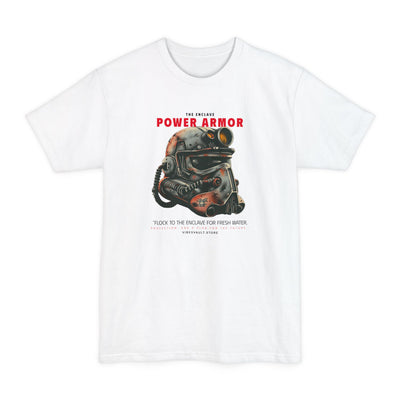 Power Armor Helmet T‑Shirt — Retro Fallout-Inspired Gaming Tee