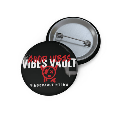 Devil Pirate Good Vibe Pin Button