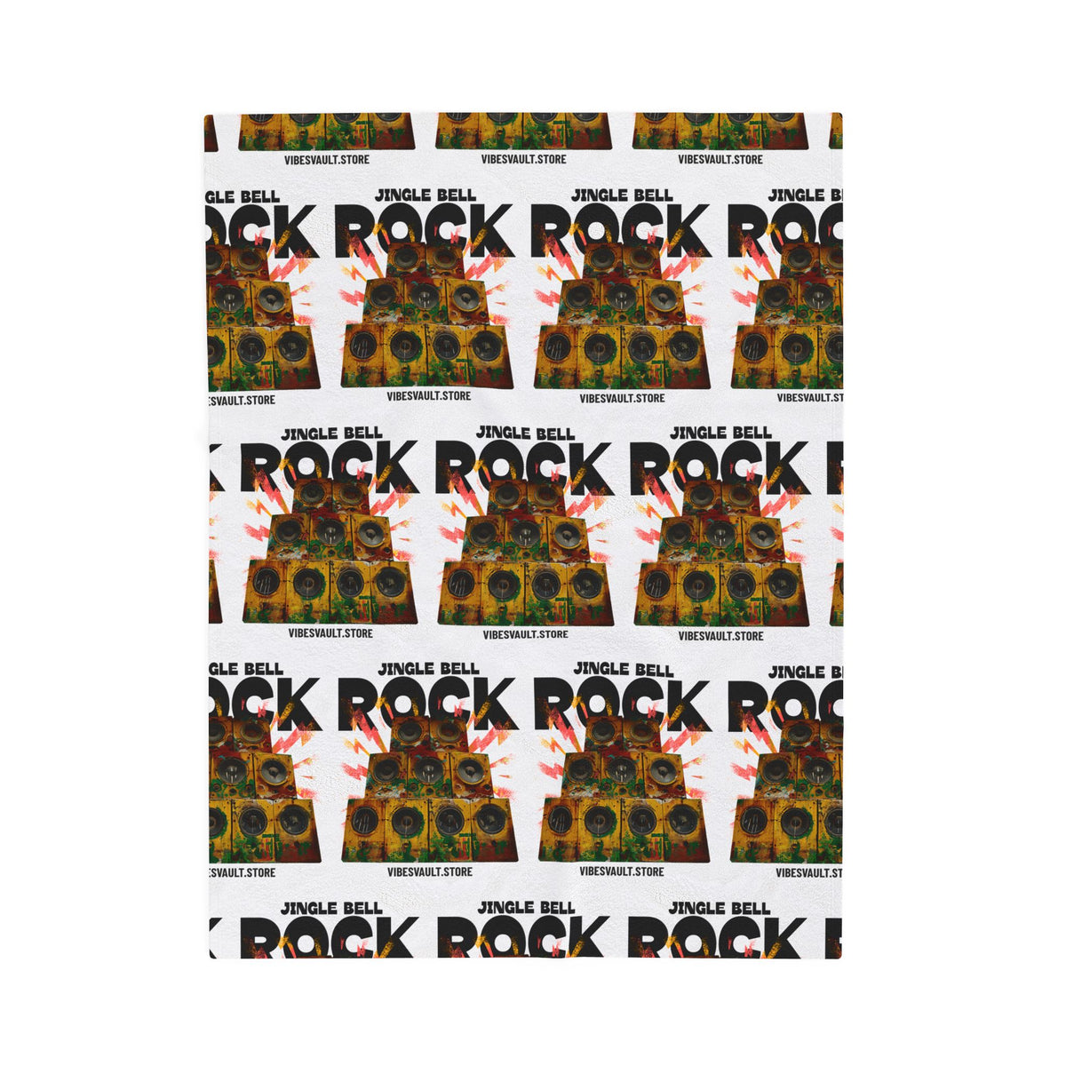 Jingle Bell Rock Plush Blanket