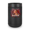 Red Roses Chrome Portrait Beverage Holder 12oz
