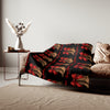 Merry Christmas Christmas Bells Holiday Sweatshirt Blanket