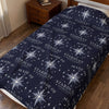 Stardust and Snowflakes Velveteen Plush Blanket