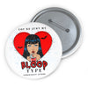 Pin Button — "You're Just My Blood Type" Vampire Heart Badge - Fall Halloween 2026