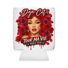 Rose Mosaic Portrait Can Cooler Sleeve