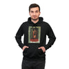 Retro Pin-Up Filmstrip Hoodie — Vintage Glam Graphic Athletic Hoodie