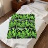 Neon Grin Velveteen Plush Blanket