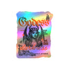 Goddess of Darkness Vinyl Sticker — Gothic Kiss-Cut Decal— Halloween 2026
