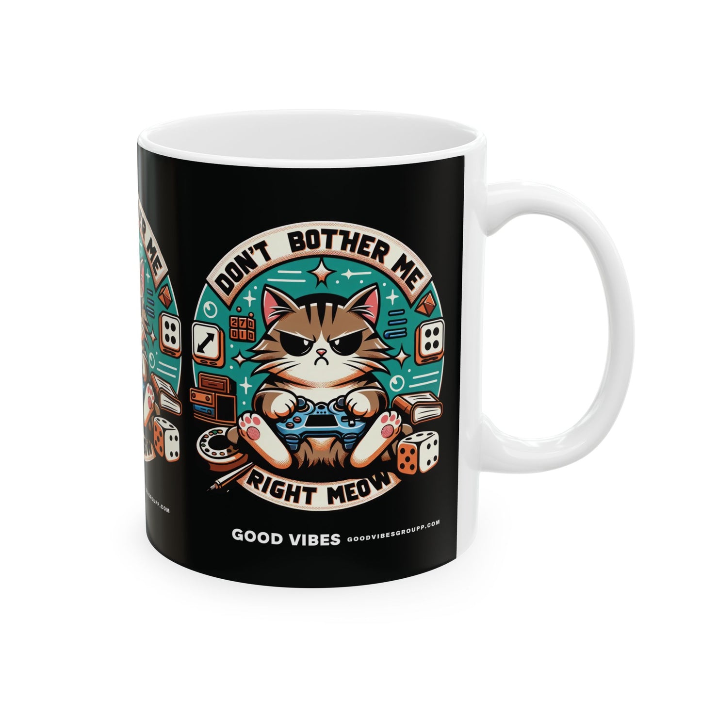 Video Game Cat Mug - Coffee Cup