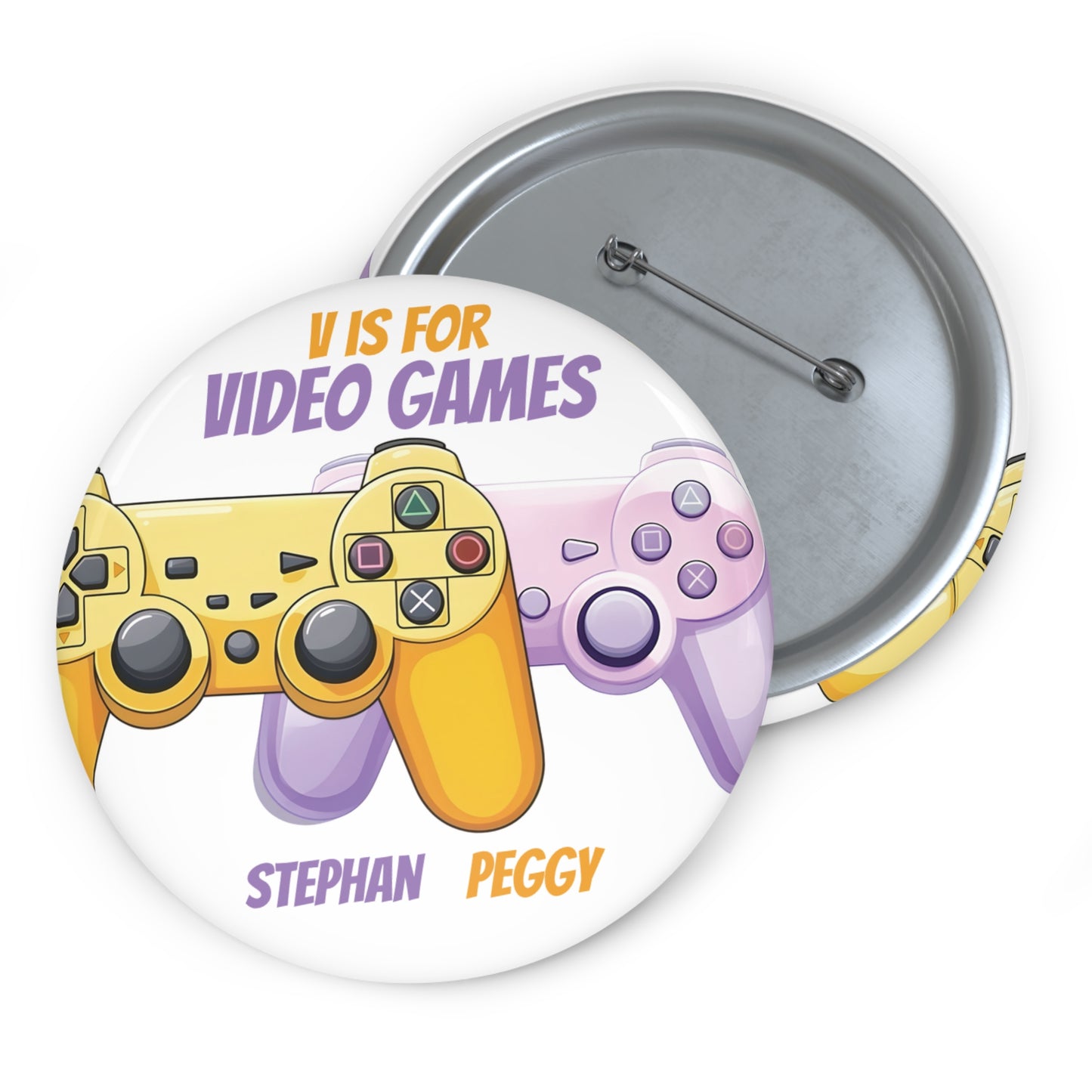 Video Game Pin Button Custom Controller