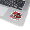 Red Heart Chrome Eye Kiss-Cut Stickers