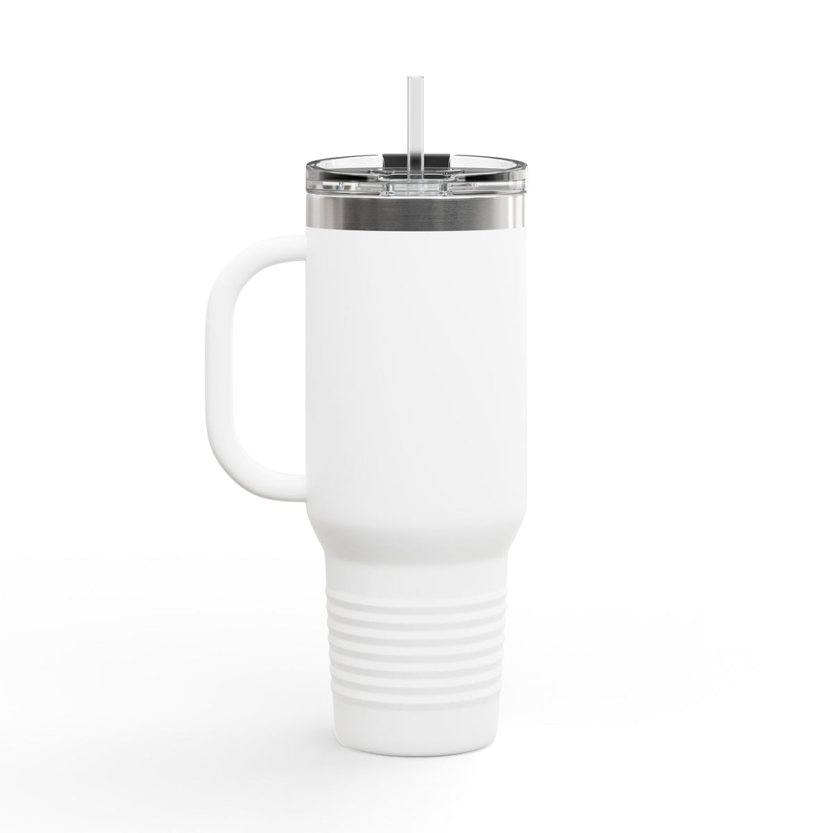 Red Heart Chrome Eye Insulated Travel Mug 40oz