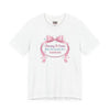 Having A Crisis But At Least It’s Aesthetic T-Shirt | Coquette Ribbon Humor, Pastel Lace Aesthetic
