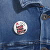 Good Vibes Group Vibes Vault Logo Pin Button