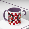 Coffee Mug — Red Rocket Corp Retro Rocket Logo Accent Mug (11/15oz)