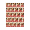 Howdy Holidays Cowboy Christmas Velveteen Plush Blanket
