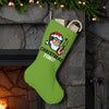 HOLIDAY Santa Burning Money Santa Stocking