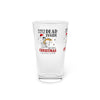 Funny Christmas Pint Glass — “When You’re Dead Inside But It’s Christmas” 16oz Beer Glass