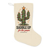 HOLIDAY Saddle Up for the Season Santa Stocking