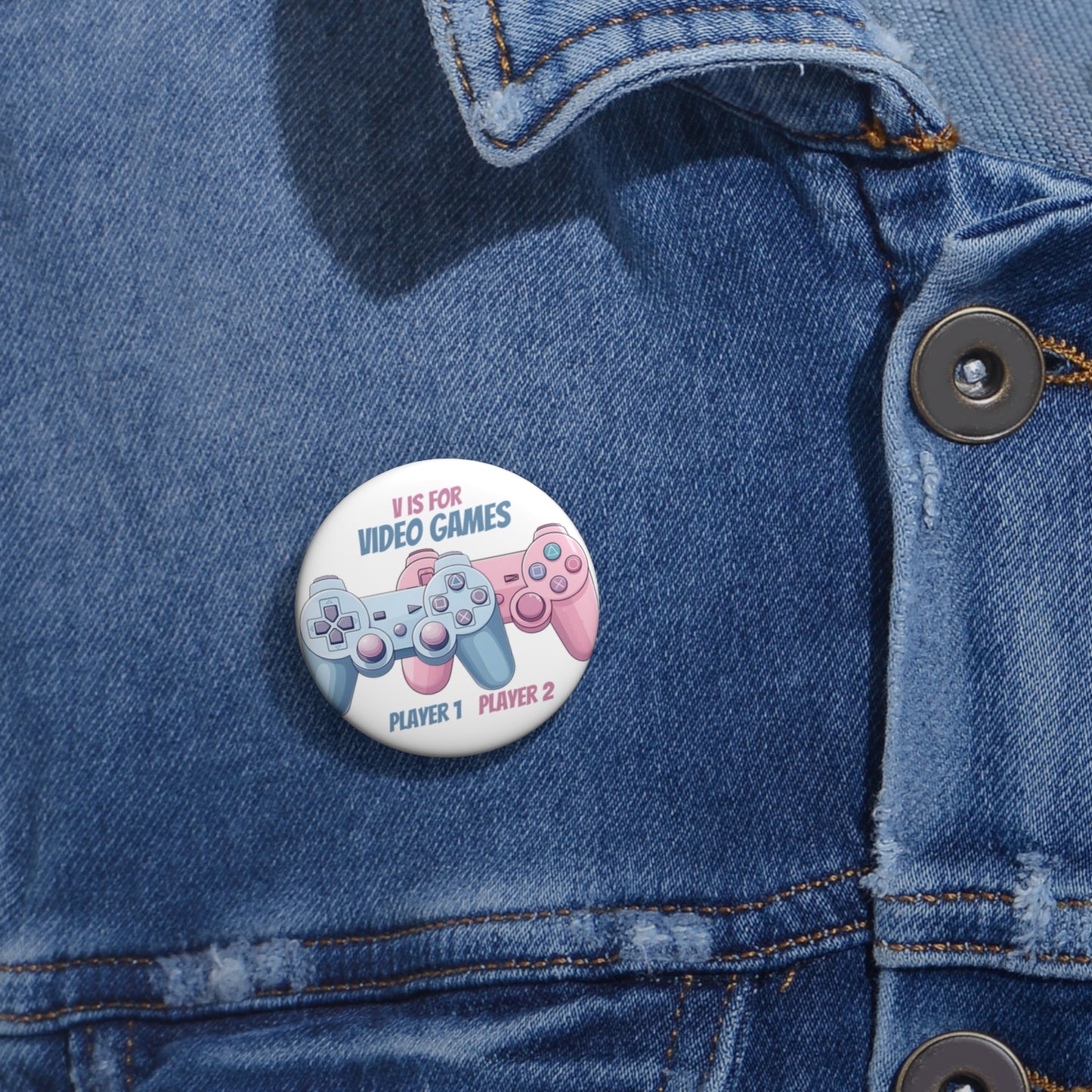 Video Game Pin Button Custom Controller