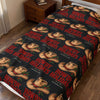 Howdy Holidays Cowboy Christmas Velveteen Plush Blanket