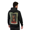 Retro Pin-Up Filmstrip Hoodie — Vintage Glam Graphic Athletic Hoodie