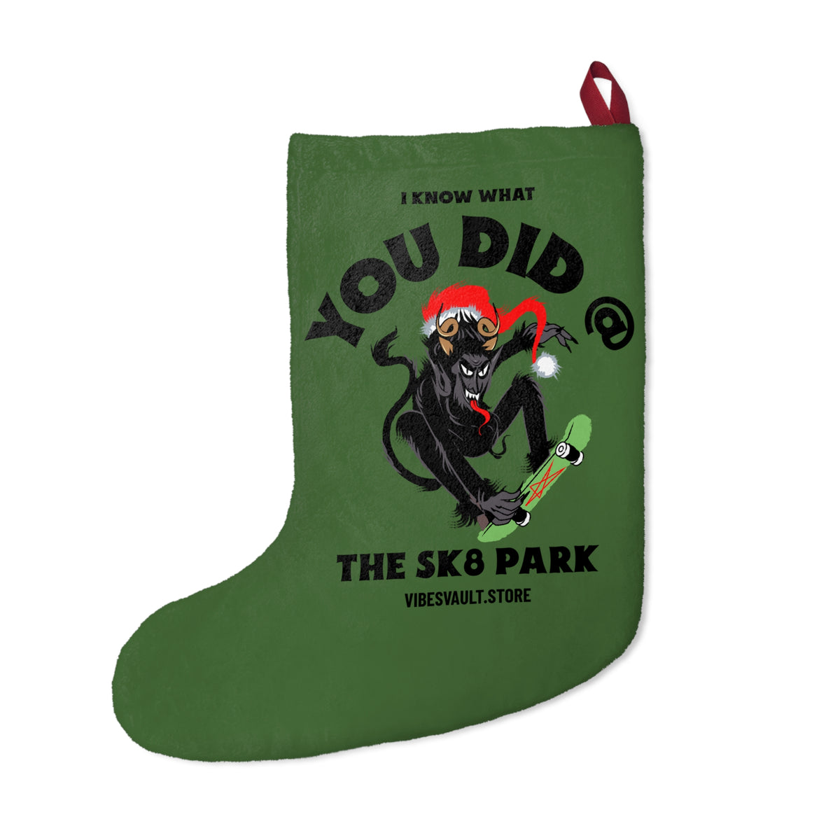 HOLIDAY Skateboarding Krampus Christmas Stockings
