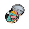 Fight Your Demons Button - Retro XXX Alcoholic - Dracula Pin Badge - Fall Halloween 2026