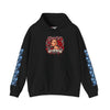 Red Roses Chrome Portrait Gildan Heavy Blend Hoodie