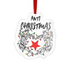 Skeleton Heart Custom Cut Acrylic Ornament