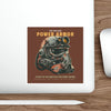 Power Armor Die-Cut Sticker Enclave Fallout — Retro Post-Apocalyptic Helmet Design