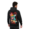 Hoodie — Fight Your Demons Retro Graphic Hooded Sweatshirt
