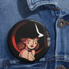 Red Witch Tears Pin - 100% that Witch- Dracula Pin Badge - Fall Halloween 2026
