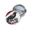 Raven Book Pin- Scary Button Badge - Fall Halloween 2026