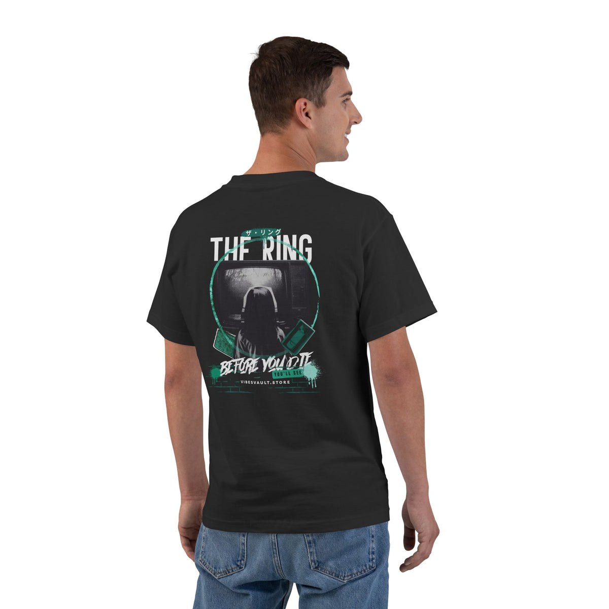 "Before You Die, You'll See" The Ring Inspired Art - T-shirt Top - Graphic Tee - Fall Halloween 2026