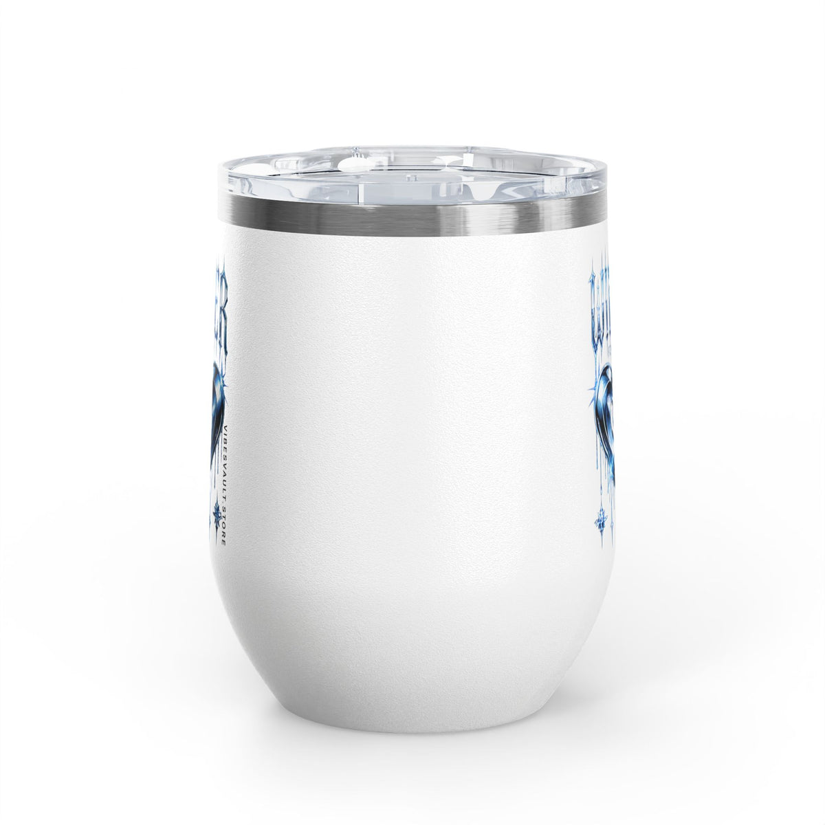 Rose Mosaic Portrait Wine Tumbler 12oz