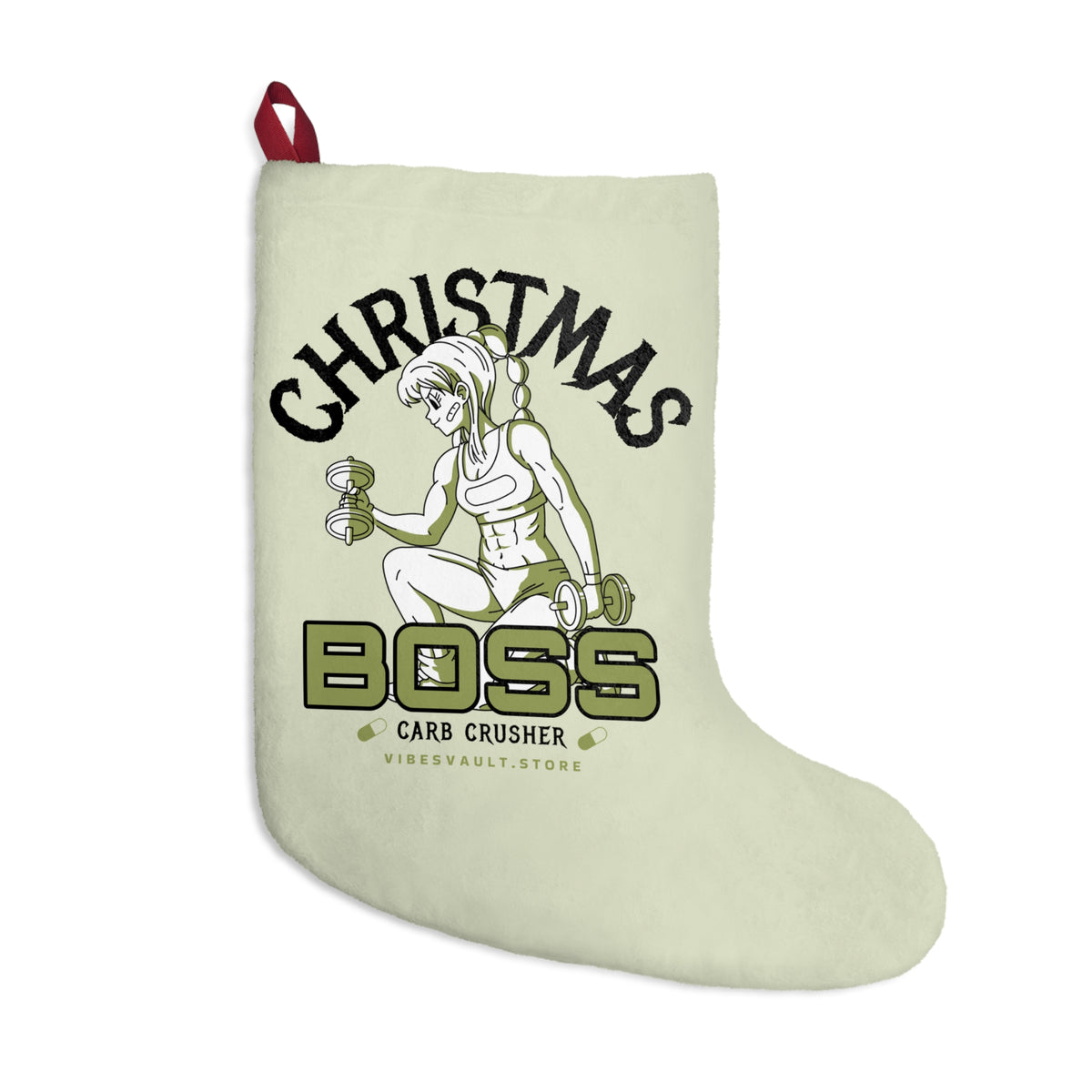 HOLIDAY Boss Gym Girl Christmas Stockings