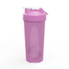Pink Heart Chrome Eye Protein Shaker