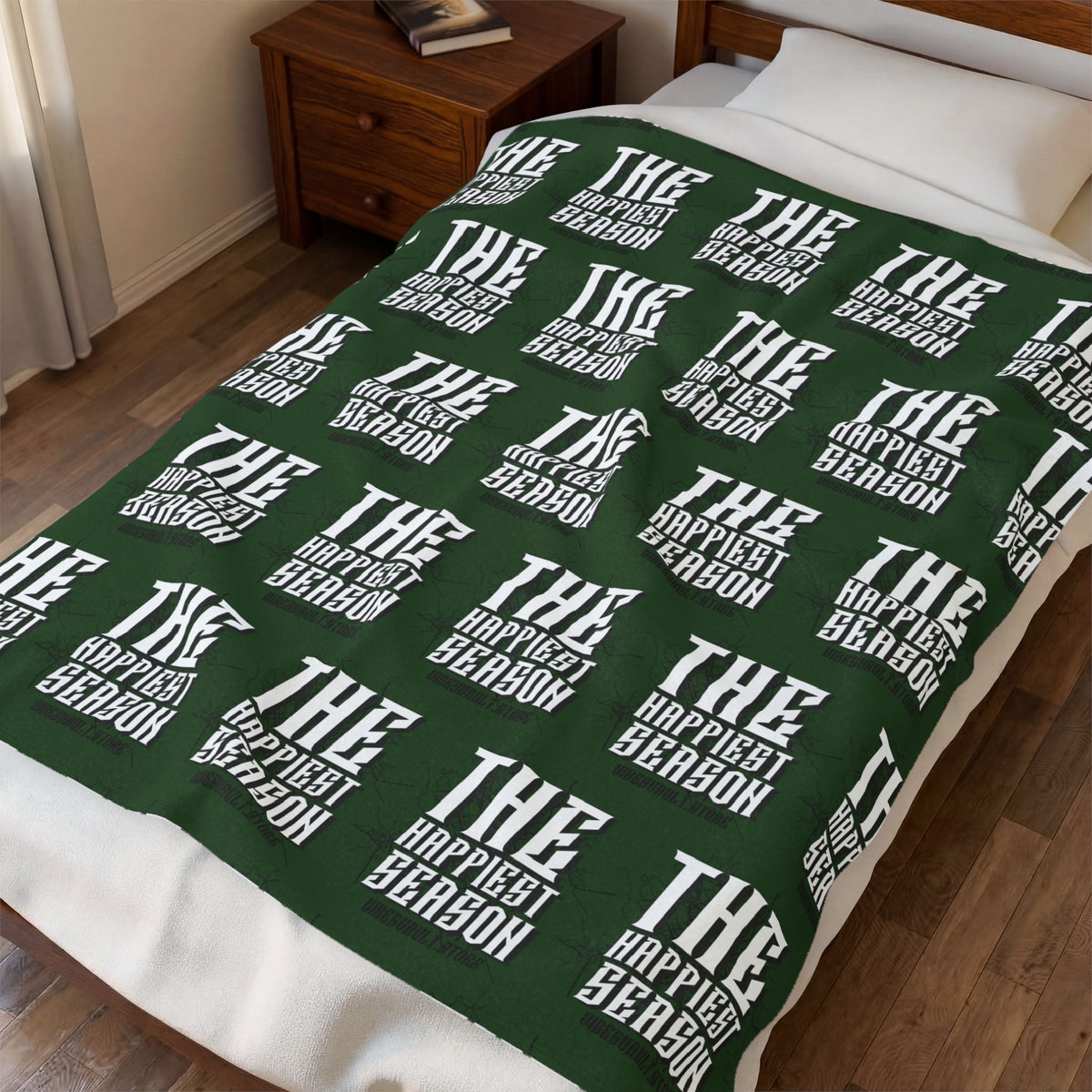 HOLIDAY The Happiest Season Velveteen Plush Blanket
