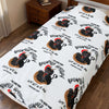 Krampus Santa Hat Christmas Velveteen Plush Blanket