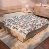 HOLIDAY Skeleton Heart Velveteen Plush Blanket